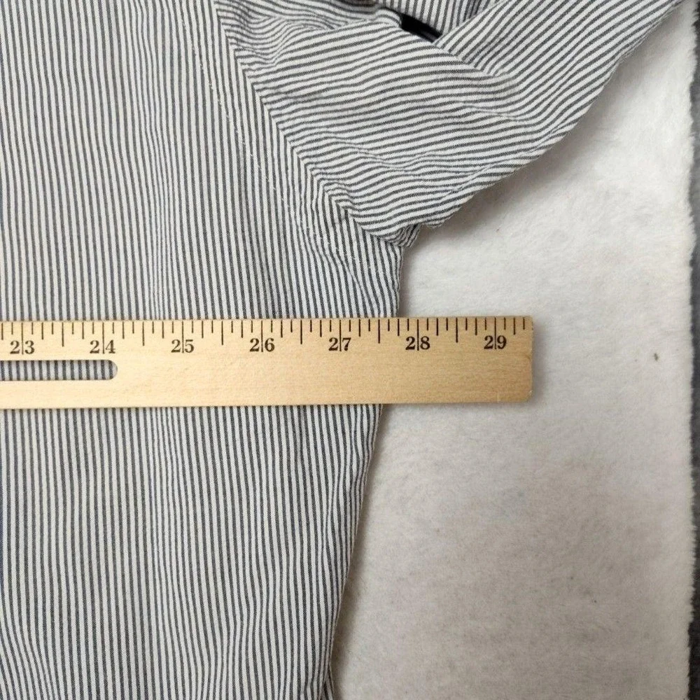 Ralph Lauren Shirt Mens‎ XL Blue Striped Button-Up Blake 100% Cotton Pony